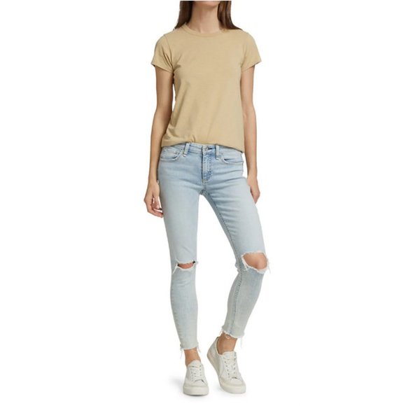 NEW rag & bone Size 30 (8-10) Women's Maya High-Rise Ankle Crop Slim Jeans - Picture 2 of 7